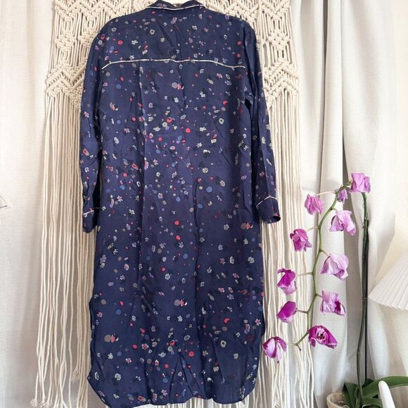 Zara Trafaluc Floral Viscose Button Down Dress - Size Small - Picture 4 of 4